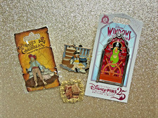 Pirates of the Caribbean Disney - 4 Pin Lot - Window Attraction Pig Jack Barrel picture