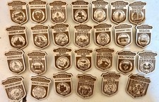 National Park Junior Ranger Badges Wood Custom - Sold Individually picture