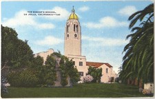 La Jolla, CA - Vintage California The Bishop's School Postcard Unposted picture