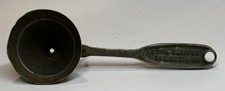 Antique Geer Brass Cone Clipper Ice Cream Disher Scoop Rare Pat 1906 Broken picture