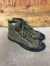 Vintage 1946 US Army Military WW2 Coral Creepers Jungle Sneakers Size 10 picture