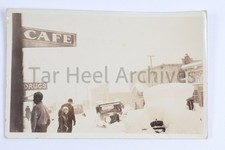 1934 RPPC Fairplay CO Main Street Blizzard Hand Hotel Haunted Paranormal History picture