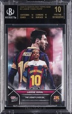 2025 TOPPS NOW FC BARCELONA 76476* ##2 LAMINE YAMAL BGS 10 BLACK LABEL picture