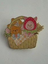 SDR Piglet Roo in a Bread Basket Pooh Friends Spring Picnic 2026 Disney Pin H0 picture