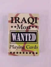2003 Iraqi Most Wanted Playing Cards Hoyle USPC Sealed Camo Deck Cincinnati OH picture