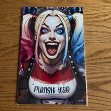 Welcome To Goir Noir: Harley Quinn 'Punish Her' Up Close White Metal  Ltd 10/10 picture