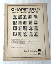 1964 LA Dodgers Official Yearbook Baseball Program Koufax Drysdale World Series picture