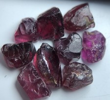 28.80 Ct Facet Rough Rhodolite Garnet Lot From Tanzania Clarity Si /Good Colours picture