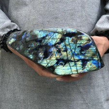 4.07LB Natural labradorite quartz crystal polished stone specimen healing XL470 picture