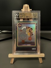 Panini Hoops 2024-25 LeBron James #18 Green /99 BGS 9.5 Lakers picture