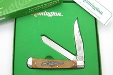 Vintage 1993 Eliphalet Remington UMC USA 200th Wood Trapper Folding Pocket Knife picture
