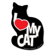 I Love My Cat Magnet picture