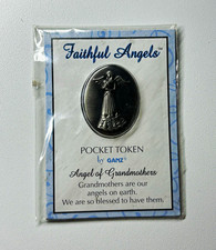 Ganz Faithful Angels Pocket Token Metal Medal - Angel of Grandmothers picture