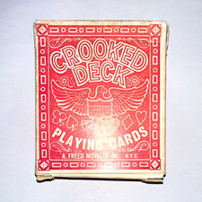 A. Freed Novelty Inc. Vintage 1969 Novelty Crooked Deck Playing Cards picture