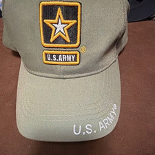 U.S. Army Official Licensed Olive Green Baseball Cap Hat, Made in Bangladesh picture
