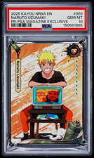 PSA 10 Naruto Uzumaki NRSA-PR-003 2025 Kayou PSA Magazine Exclusive Promo picture