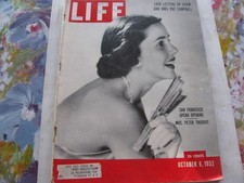 1952 LIFE MAGAZINE OCTOBER 6 SAN FRANCISCO OPERA OPENING LOWEST PRICE ON EBAY picture