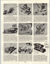 1958 PAPER AD Nylint All Metal Electronic Cannon Toy Big Max Robot Golden Sonic picture