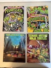 Lot of (4) Vintage TMNT Teenage Mutant Ninja Turtles Mirage School Folder Binder picture