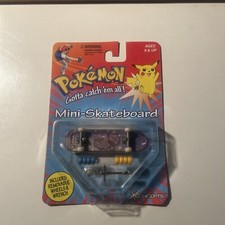 Pokemon Wheezing Mini Skateboard Toy XConcepts 1999 Vintage Sealed New picture