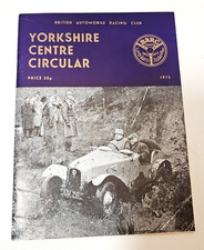 1972 British Automobile Racing Club Yorkshire Centre Circular Golden Jubilee picture