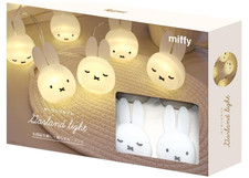 Miffy Face Garland LED Light 8 Lights USB Interior Decor Lighting picture