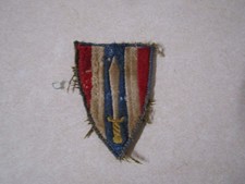 MILITARY PATCH OLDER WW2 ERA US ARMY EUROPEAN CIVIL AFFAIRS VERY CRUDE picture