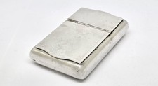 EDWARDIAN 1911 JOSIAH WILLIAMS LONDON STERLING SILVER MATCHSAFE SNUFF BOX COMBO picture