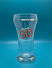 VTG Labatt 50 Light Ale PIlsner Tumbler Glass picture