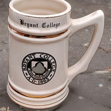 Vintage Bryant College R.I. Mug Beer Stein Made In USA picture