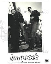 1995 Press Photo Group Members of the Band 'Knapsack' - lrp04481 picture
