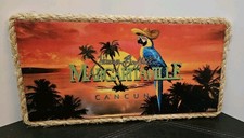 JIMMY BUFFET Cancun Margaritaville Sign Beach Bar Tropics Parrot Wall Decor picture
