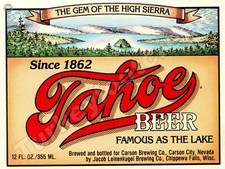 Tahoe Beer Label 9