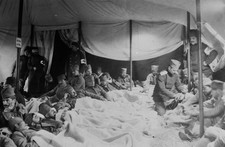 Serbian Red Cross workers wounded soldiers probably during first B- Old Photo picture