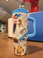 Disney Parks Animated Classics Character Sketch 30oz Tumbler Handle Straw 2026 picture