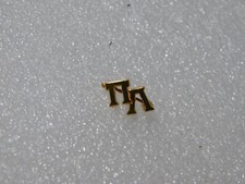 Nice Gold Tone Pi Lambda Fraternity Sorority Chapter Guard Pin picture