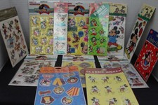 Vintage Disney 13 Stickers Lot Mickey and Friends Puffer,Happy, Holiday, Classic picture