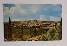 Postcard Israel Nazareth Partial View Posted Holy Land picture