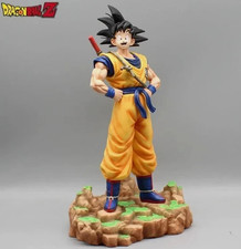 33cm Dragon Ball Dream Son Goku Somersault Cloud Super Saiyan With Base Statue picture