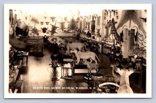 J99/ Warren New Hampshire RPPC Postcard c1930-40s Morse Museum Taxidermy 334 picture