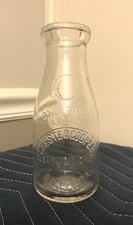 Vintage TREP  Chester Cooper Clearview Dairy Milk Bottle Delta PA picture