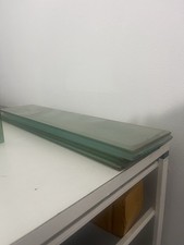 Authentic Mid-Century Heavy Laminated Safety Glass Bricks / Blanks – Set of 6 picture
