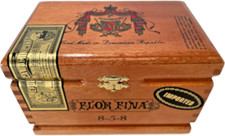 Empty Wood Cigar Box Arturo Fuente Flor Fina 8-5-8 Maduro Dominican Republic picture