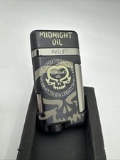 Palio Lazio Angled Single Slim Torch Lighter - Asylum Midnight Oil - New picture