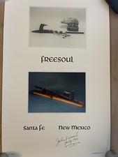 John Freesoul Native American Artist Signed Poster From 1986 New Mexico picture