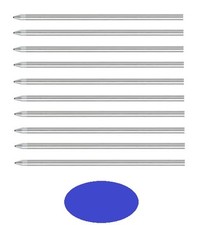 10 - Refills for CROSS Pen TECH3, TECH4 - AUTOCROSS - COMPACT -  BLUE Medium picture
