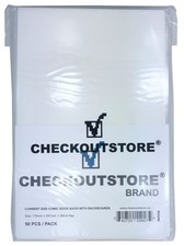 COS Crystal Clear Current Age Age Thick Comic Book Bags /w Backing Boards picture