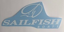 Sailfish Boats Logo #2 Die Cut Vinyl Decal Quality Outdoor Sticker Boat picture