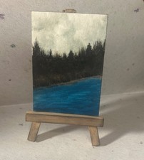ACEO Original landscape painting by ttt-creations eBay Store Acrylic picture