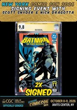 BATMAN OF TWO WORLDS #1 CGC SS 9.8 2X SIGNED SCOTT SNYDER/DRAGOTTA NYCC PRESALE picture